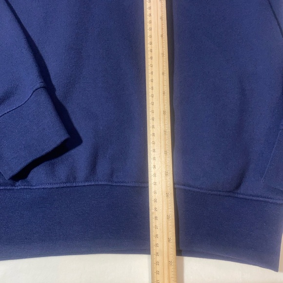 Ralph Lauren Polo Navy Blue 1/4 Zip Pullover Sweatshirt Men’s M Red Pony Logo - Picture 6 of 10